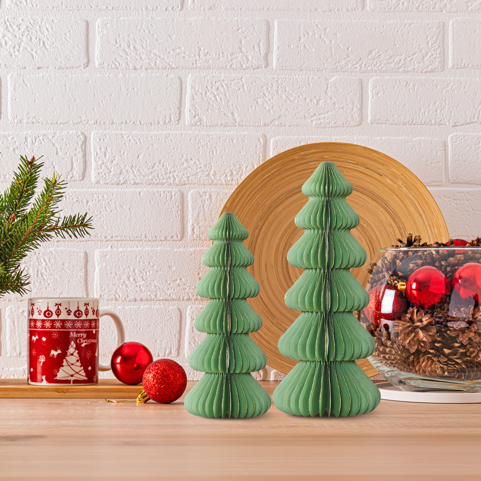 New Green Design Honeycomb paper Tree ornaments-02.jpg